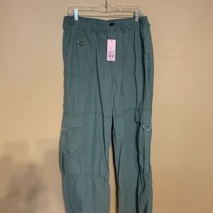 NWT Wild Fable 100% Cotton Cargo Pants Woman’s L